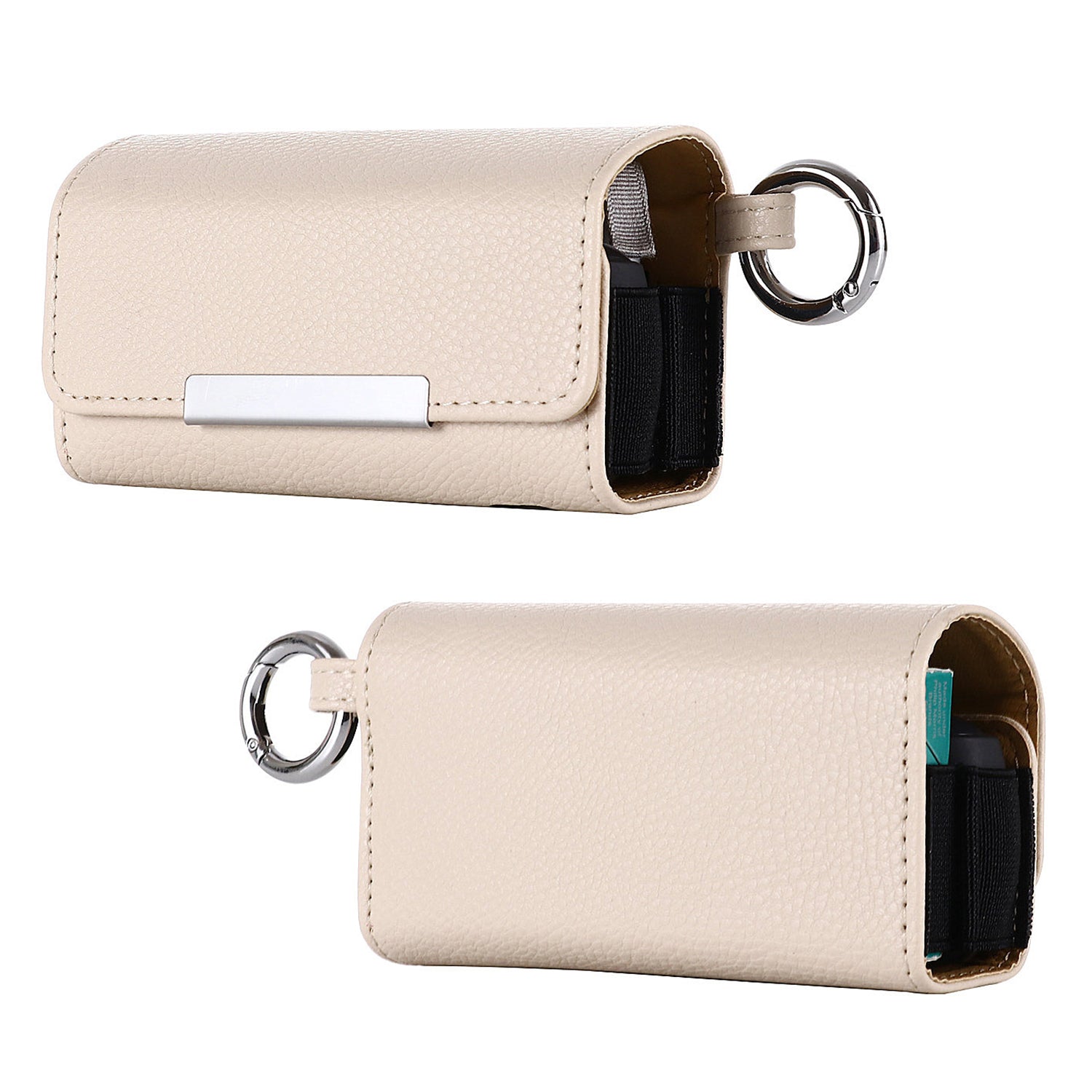 For IQOS 3 / Iluma Prime Case PU Leather Portable Electronic Cigarette Storage Bag