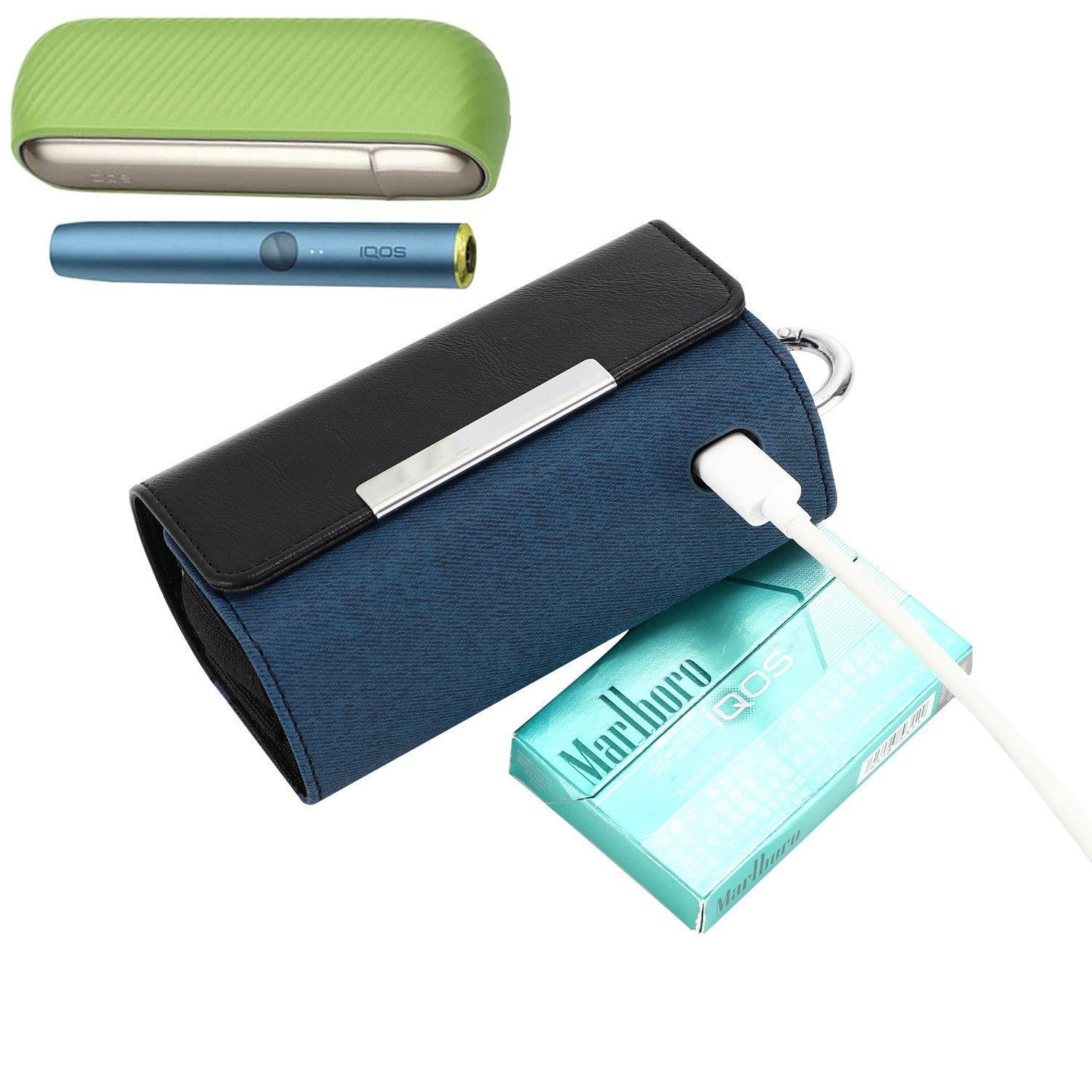 Storage Case for IQOS 3 / Iluma Prime , Flip Holder Electronic Cigarette Storage Pouch