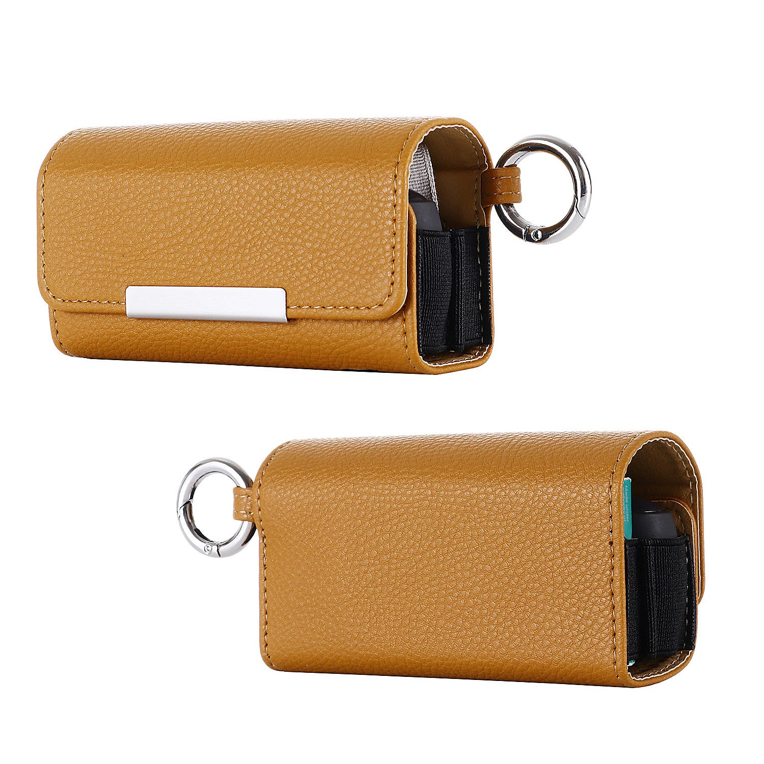 E-Cigarette Case for IQOS 3 / 3 Duo , Portable PU Leather Litchi Texture Storage Bag