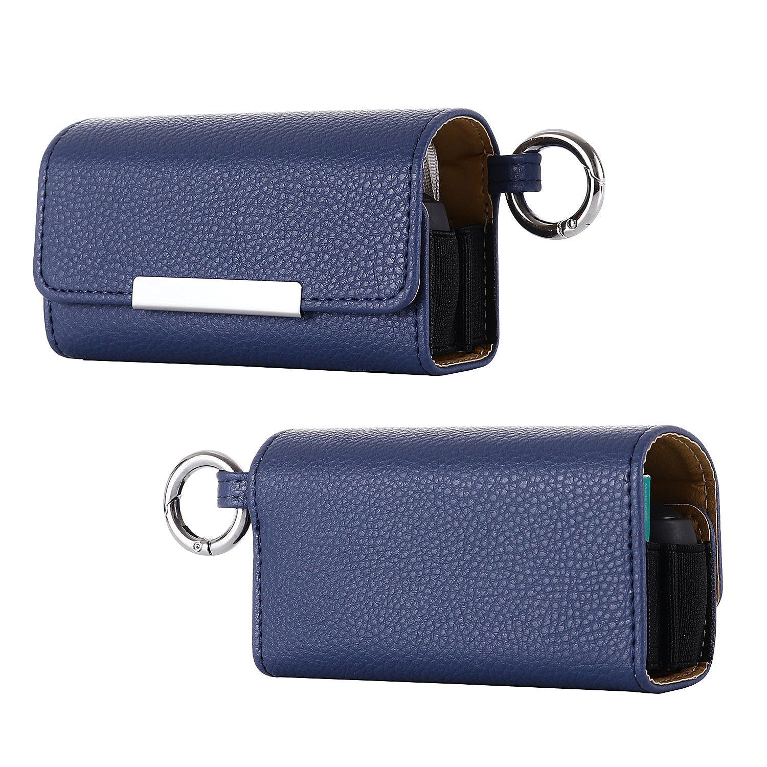 E-Cigarette Case for IQOS 3 / 3 Duo , Portable PU Leather Litchi Texture Storage Bag
