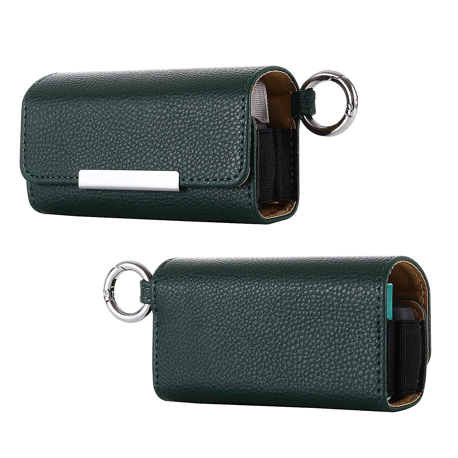 E-Cigarette Case for IQOS 3 / 3 Duo , Portable PU Leather Litchi Texture Storage Bag