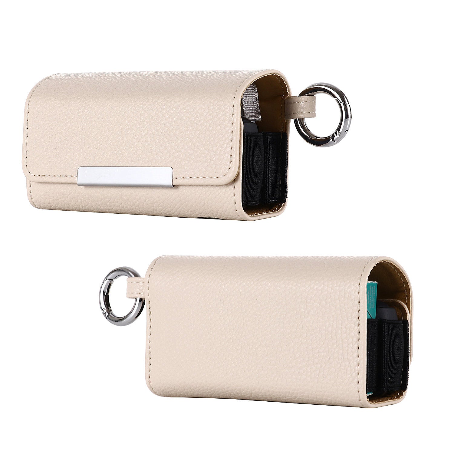 E-Cigarette Case for IQOS 3 / 3 Duo , Portable PU Leather Litchi Texture Storage Bag