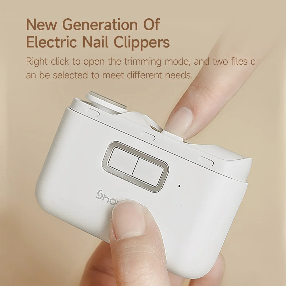 XIAOMI YOUPIN SHOWLON LQ-DDZJD01 Electric Nail Clippers Polishing Automatic Nail Clippers Pro Trimmer Nail Cutter