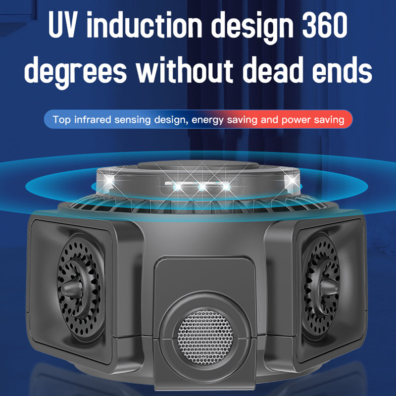 360-Degree High-Power Ultrasonic Pest Repeller with LED Light