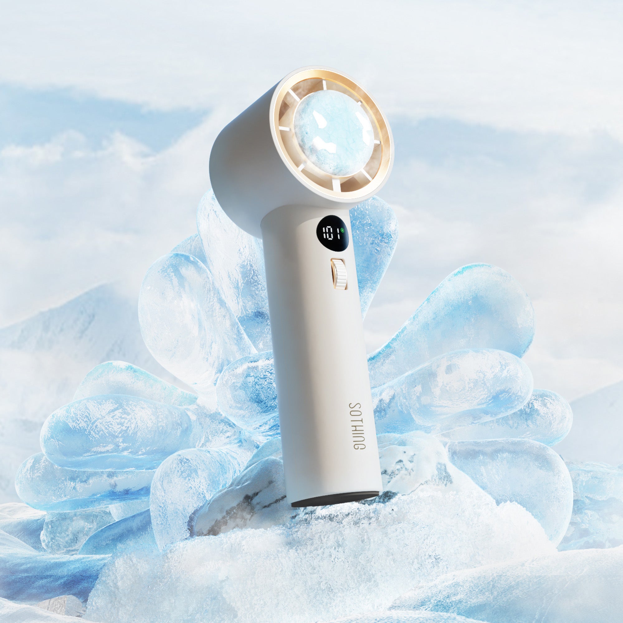 SOTHING Engine MaxB DSHJ-S-2320B Portable Cooling Fan 100 Gear Wind Speed Handheld Fan