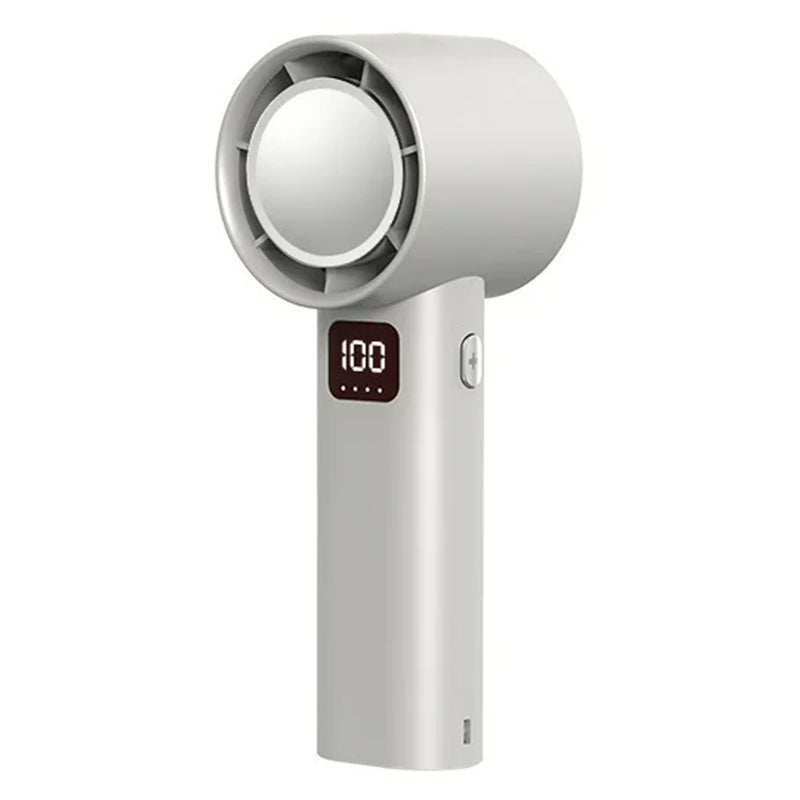 A60 100 Gears Stepless Adjustable Digital Display Powerful Turbo Handheld Fan