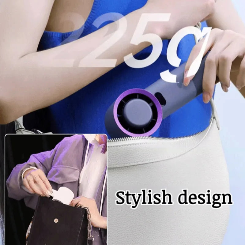 A60 100 Gears Stepless Adjustable Digital Display Powerful Turbo Handheld Fan
