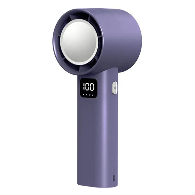 A60 100 Gears Stepless Adjustable Digital Display Powerful Turbo Handheld Fan