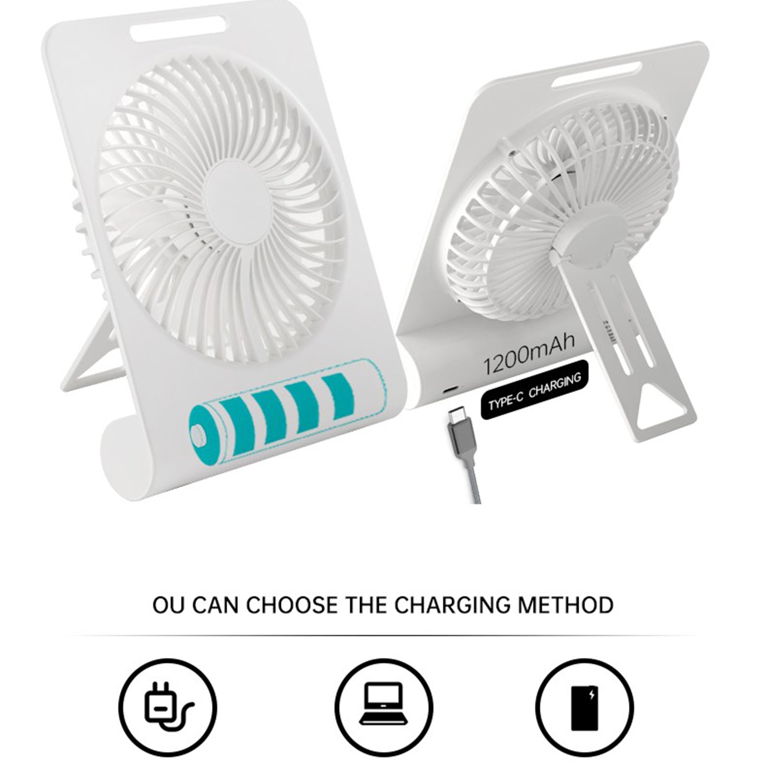 AR-13 Summer Cooler Silent Operation Desktop Fan Hanging Fan for Home Office
