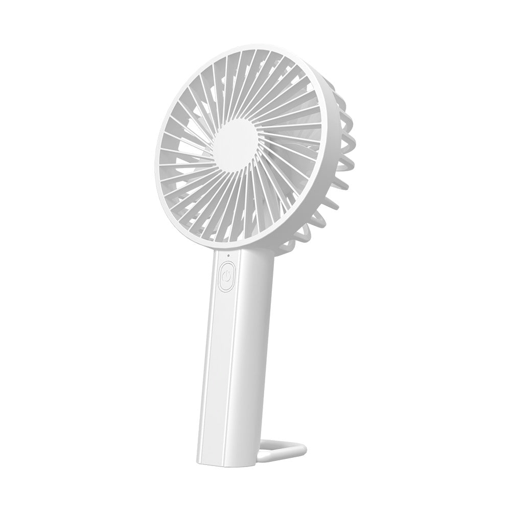 F35 Powerful Handheld Fan 1200mAh 3 Speed Desk Fan with Hanging Hole Rechargeable Cooling Fan
