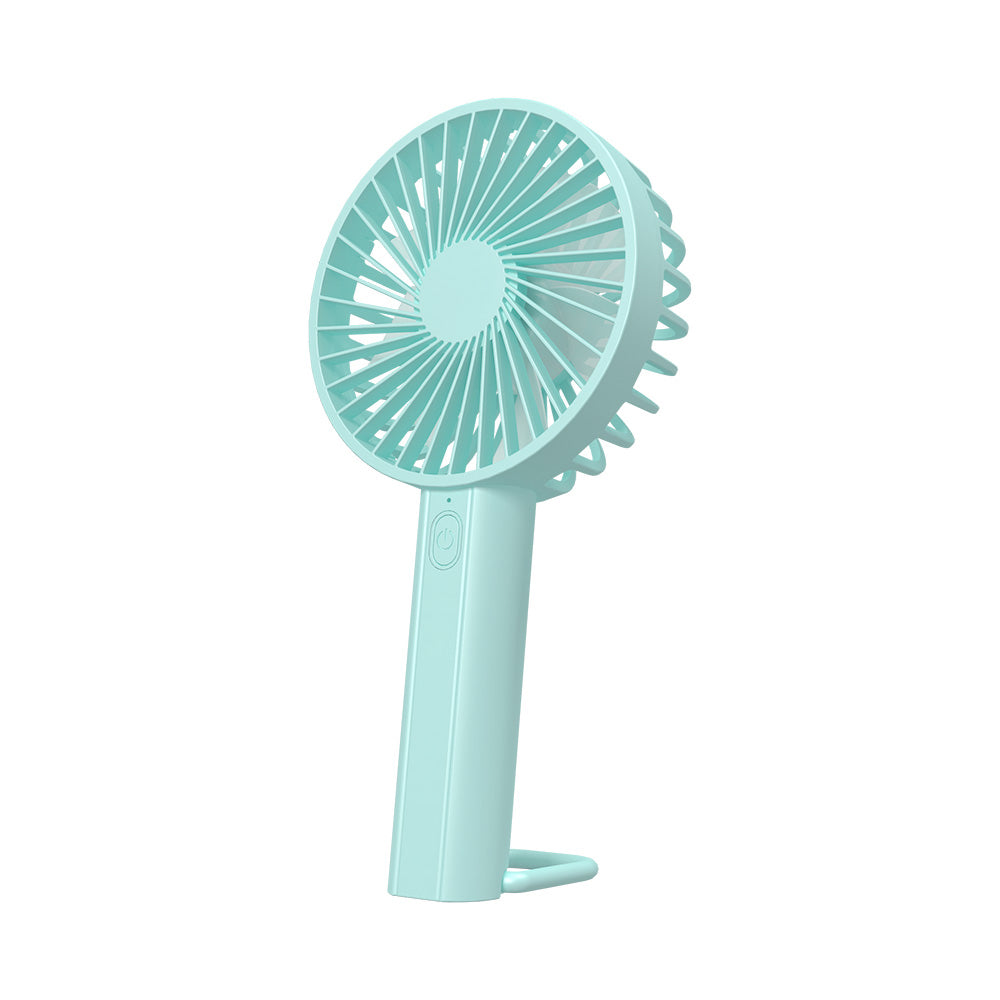 F35 Powerful Handheld Fan 1200mAh 3 Speed Desk Fan with Hanging Hole Rechargeable Cooling Fan