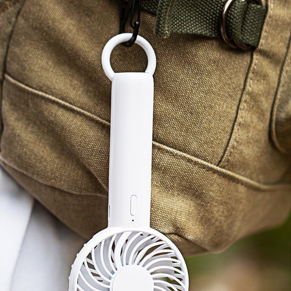 S3213 Folding Digital Display Mini Fan Quiet Portable Neck-Mounted Cooling Fan