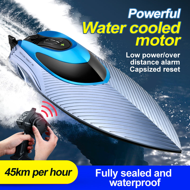 4DRC S3 RC Speedboat 2.4Ghz High Speed Kids Remote Control Boat Water Toy, 1 Battery