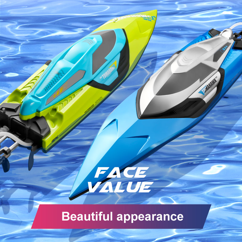 4DRC S2 High-Speed RC Boat 70Km / h Speedboat Toy, Dual Batteries