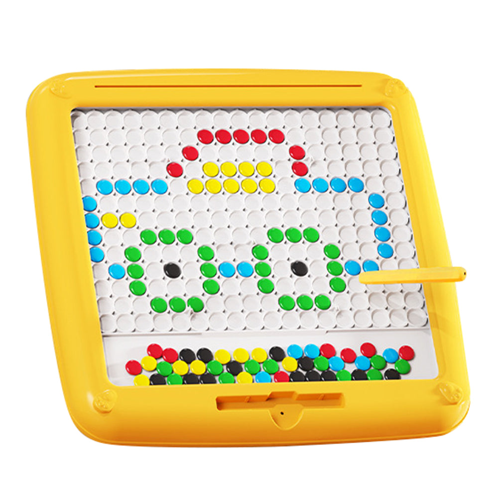 Magnetic Drawing Board for Kids Dot Art Montessori Toy with Double-sided Cards