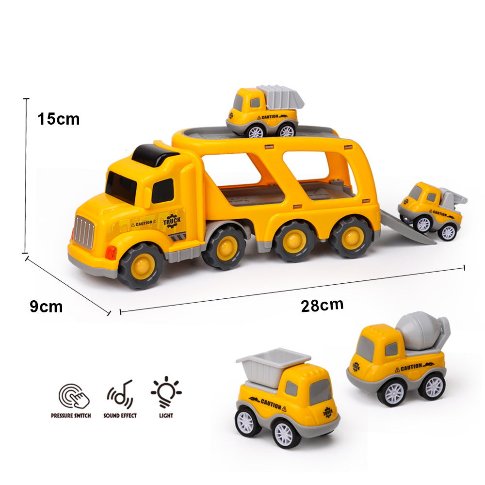 Kids Boys Trucks Toys Friction Powered Mini Cars Toddlers Birthday Gifts
