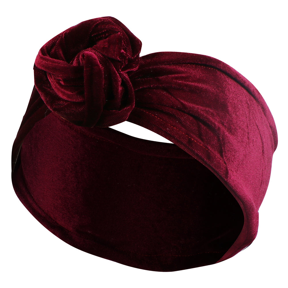 FD066 Wire Headband Adjustable Pattern Print Wired Hair Tie Head Scarf