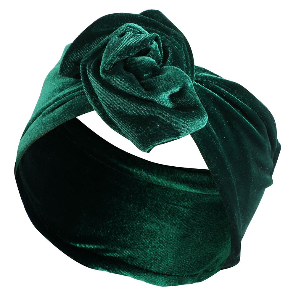 FD066 Wire Headband Adjustable Pattern Print Wired Hair Tie Head Scarf