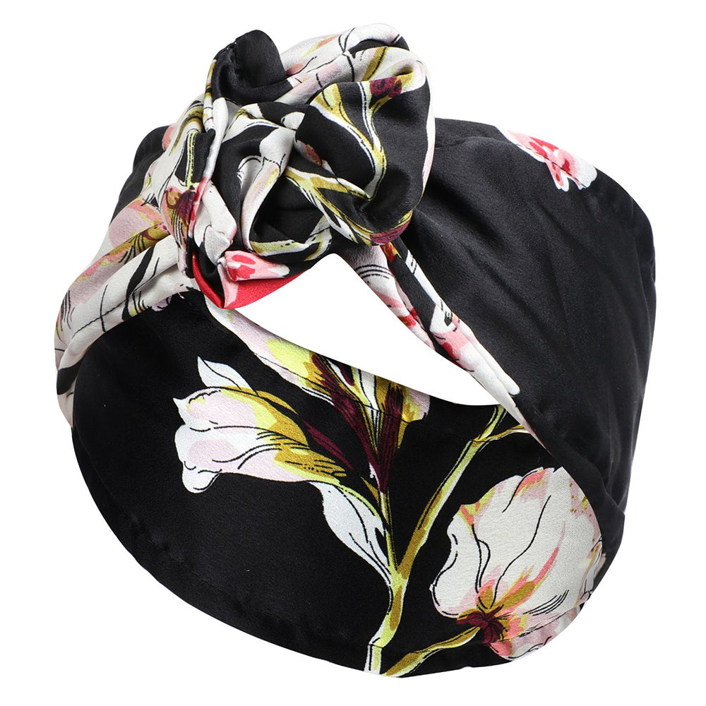 FD066 Wire Headband Adjustable Pattern Print Wired Hair Tie Head Scarf