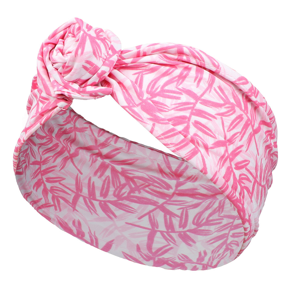 FD066 Wire Headband Adjustable Pattern Print Wired Hair Tie Head Scarf
