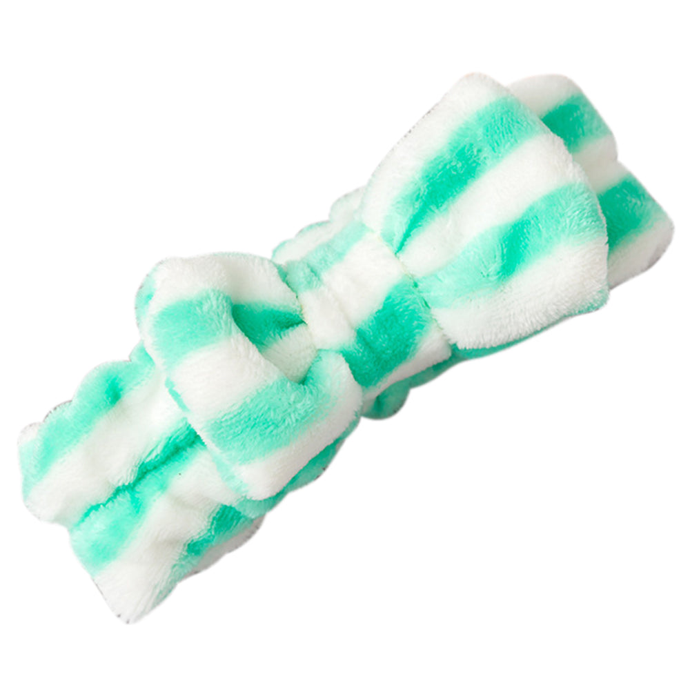 SFD001 Coral Fleece Women Sports Headband Cute Bowknot Face Washing Hairband