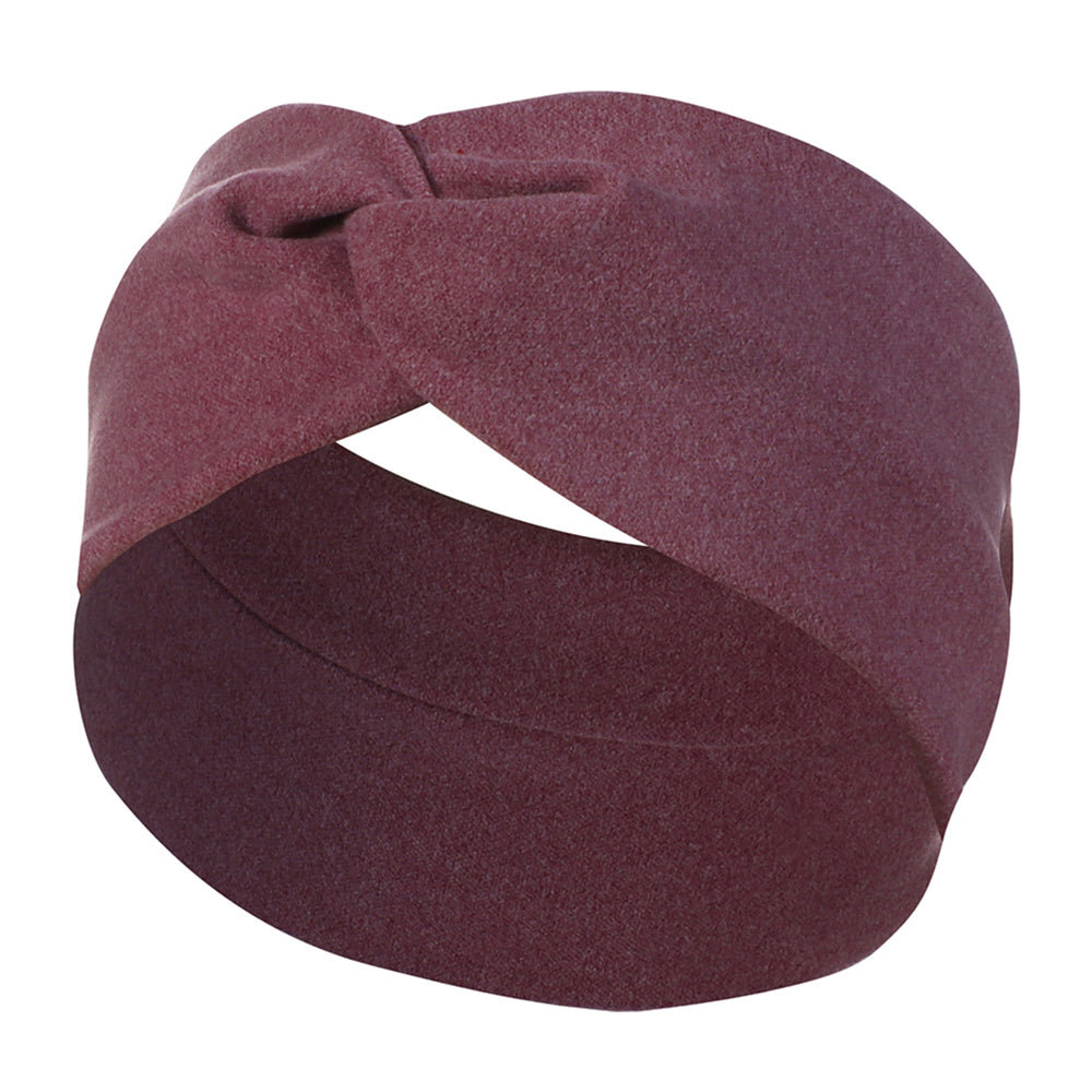FD089 Solid Color Autumn Winter Wide Headband Women Sports Face Washing Hair Band