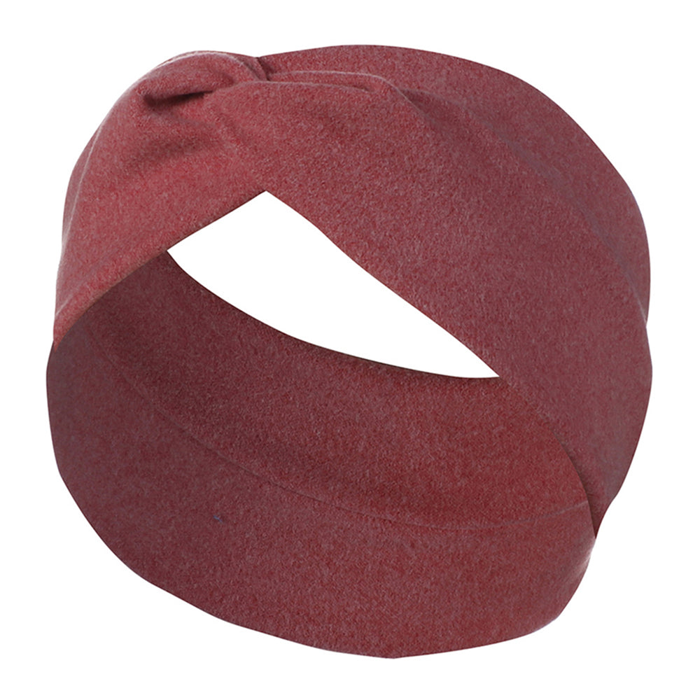 FD089 Solid Color Autumn Winter Wide Headband Women Sports Face Washing Hair Band