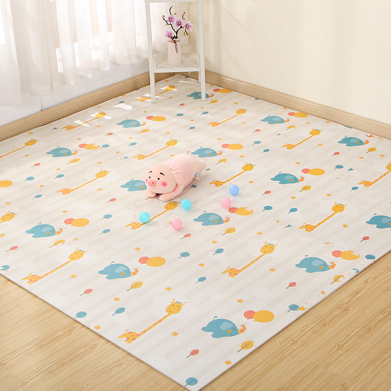 4Pcs 60*60*1.0cm Cartoon Animal Children Playmat EVA Floor Mat Non-slip Soft Foam Puzzle Climbing Carpet