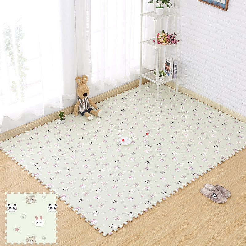 16Pcs 30x30x1.2cm Soft Foam Puzzle Rug Cartoon Animal Children Crawling Mat Non-slip EVA Gym Floor Mat