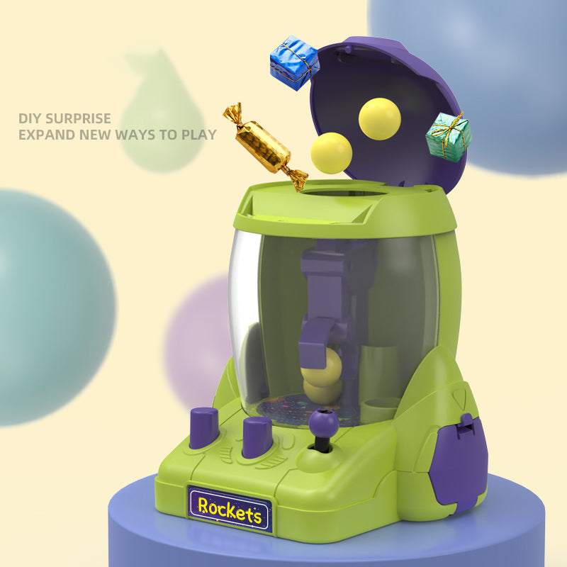 Børn Mini Space Rocket Catch Ball Machine Legetøj Desktop Ball Catching Game Machine