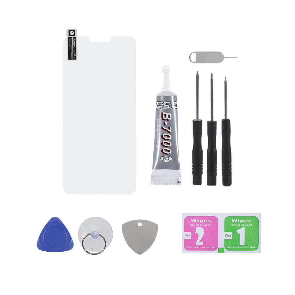 For Vivo Y85 Black LCD Screen and Digitizer Assembly Repairing Tools Screen Tempered Film