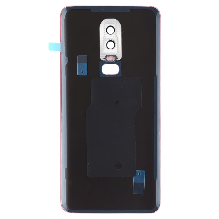 For OnePlus 6 OEM Battery Housing Cover Repair Part Camera Lens Cover - Red