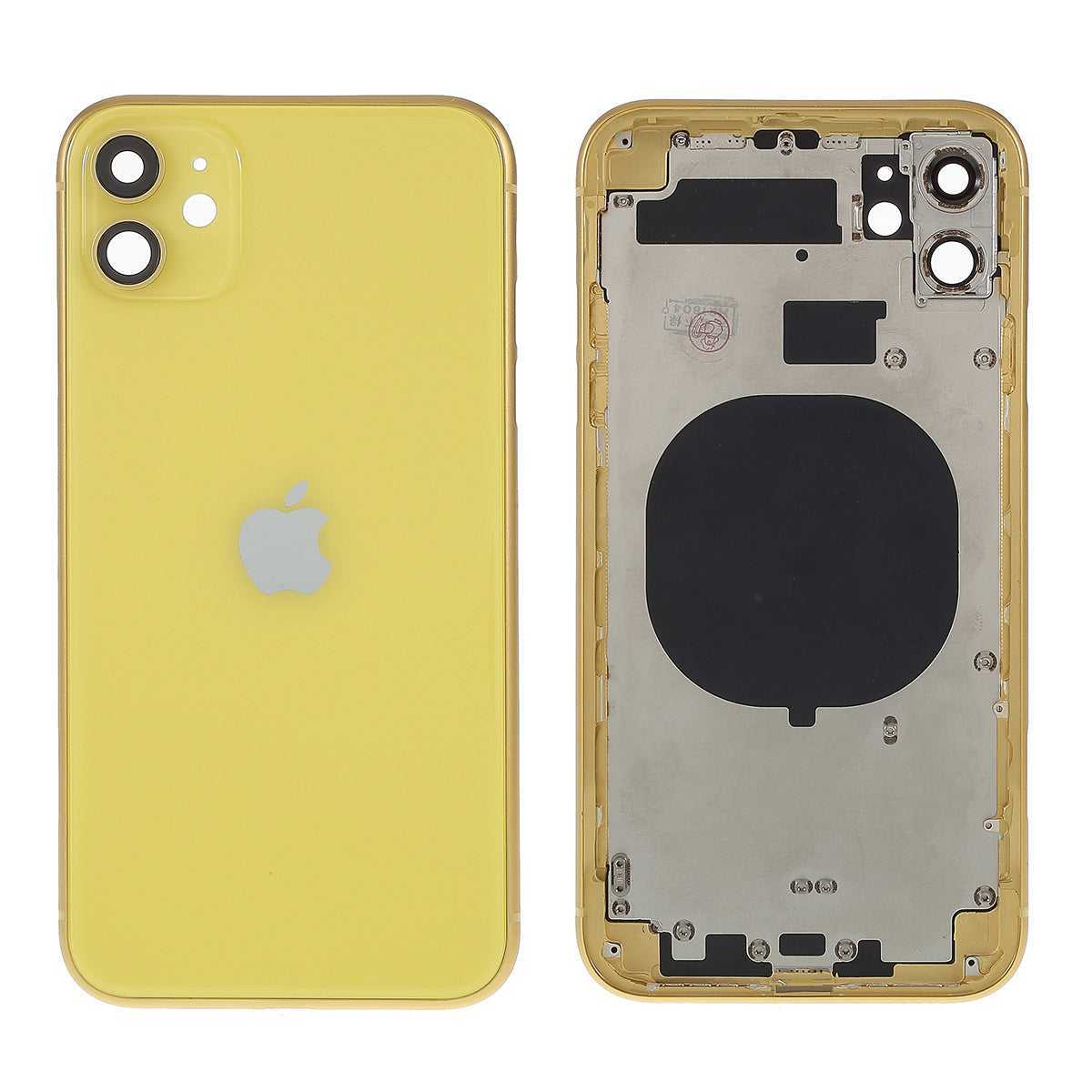 Rear Housing Door Cover Side Buttons for Apple iPhone 11 6.1 inch