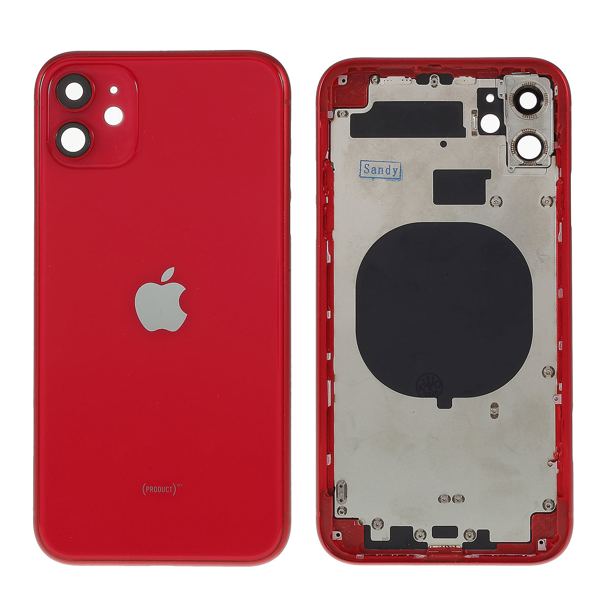 OEM Rear Housing Door Cover Side Buttons for Apple iPhone 11 6.1 inch