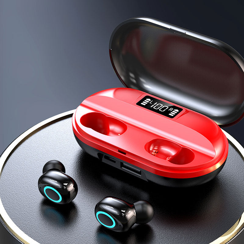 A41 TWS Bluetooth 5.0 Stereo sportovní sluchátka s digitálním displejem Bezdrátová sluchátka Mini sluchátka do uší