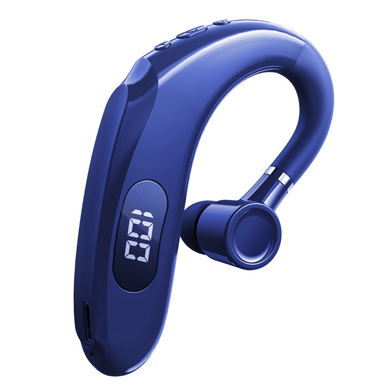Q20 Wireless Bluetooth Headphones with LED Digital Display Single Ear Hook Earphones