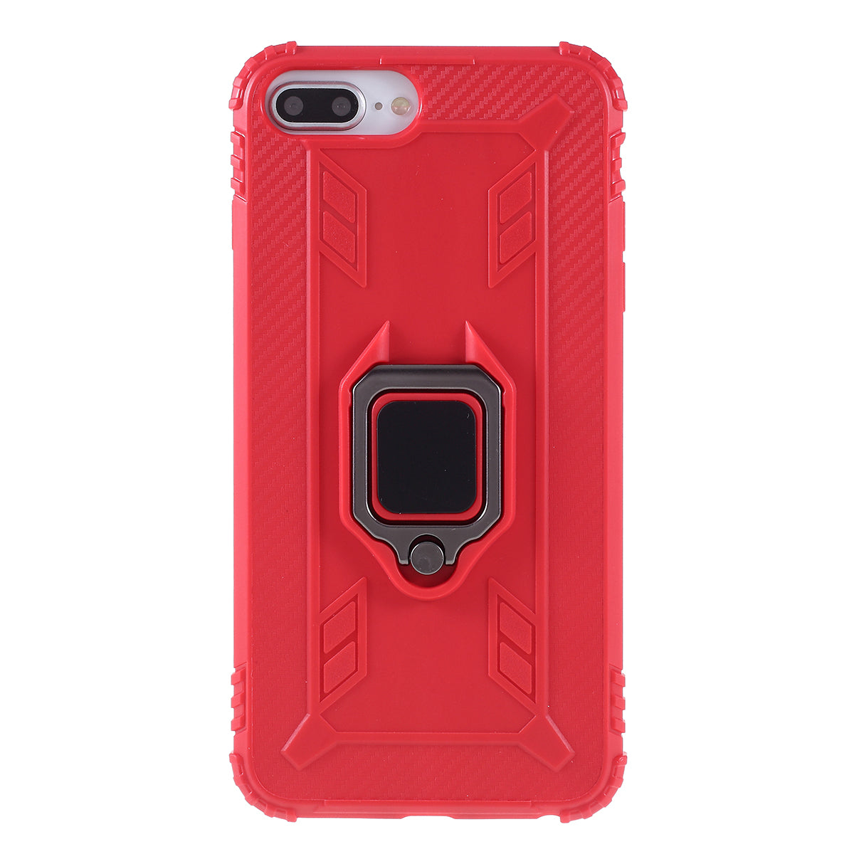 Finger Ring Kickstand TPU Case [Built-in Magnetic Metal Sheet] for iPhone 6/6S