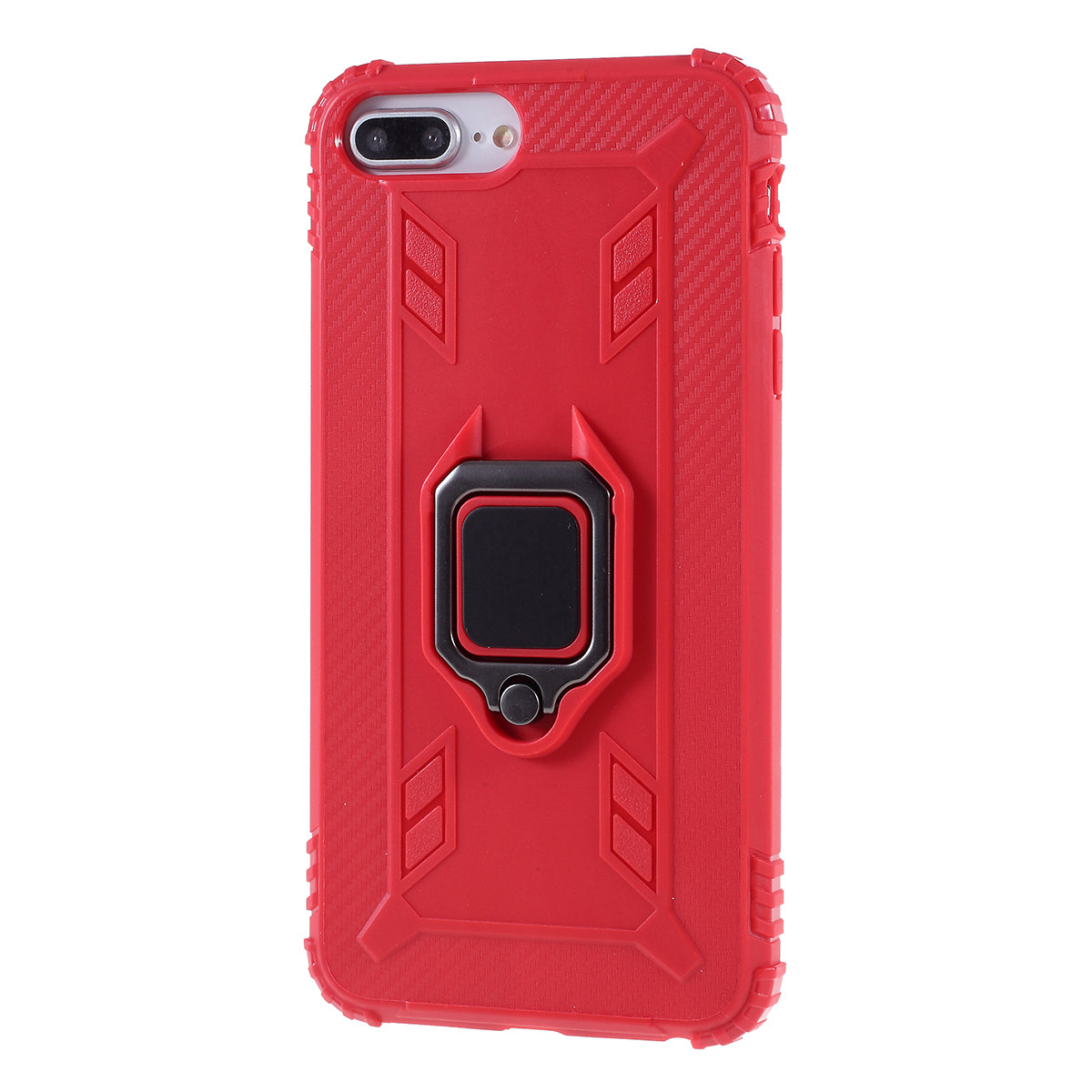 Finger Ring Kickstand TPU Case [Built-in Magnetic Metal Sheet] for iPhone 6/6S