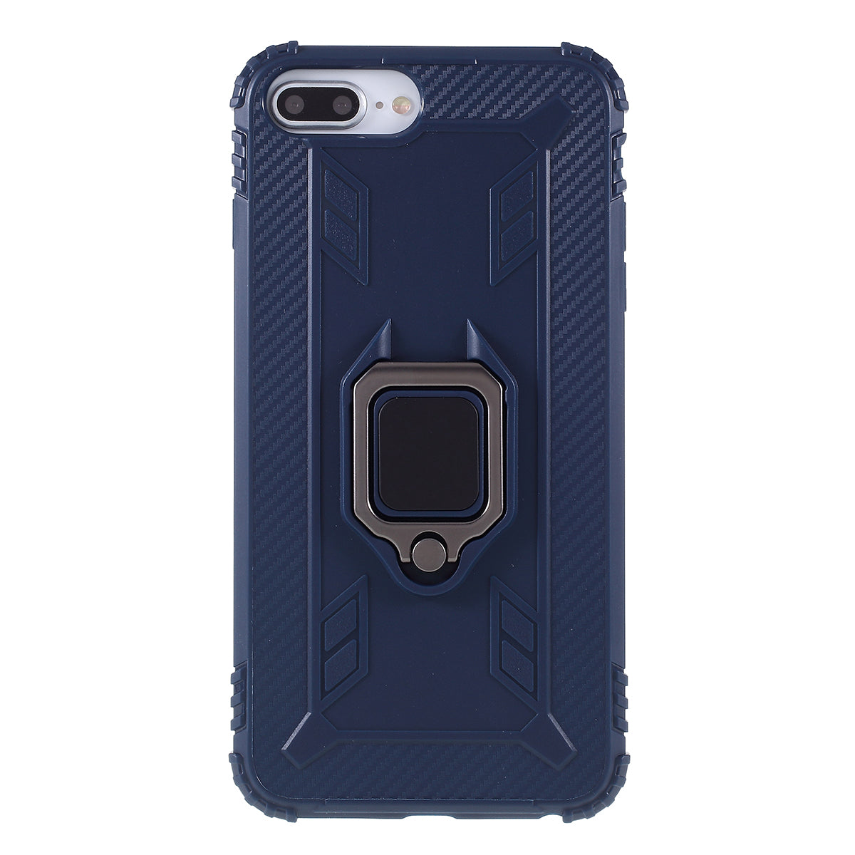 Finger Ring Kickstand TPU Case [Built-in Magnetic Metal Sheet] for iPhone 6/6S