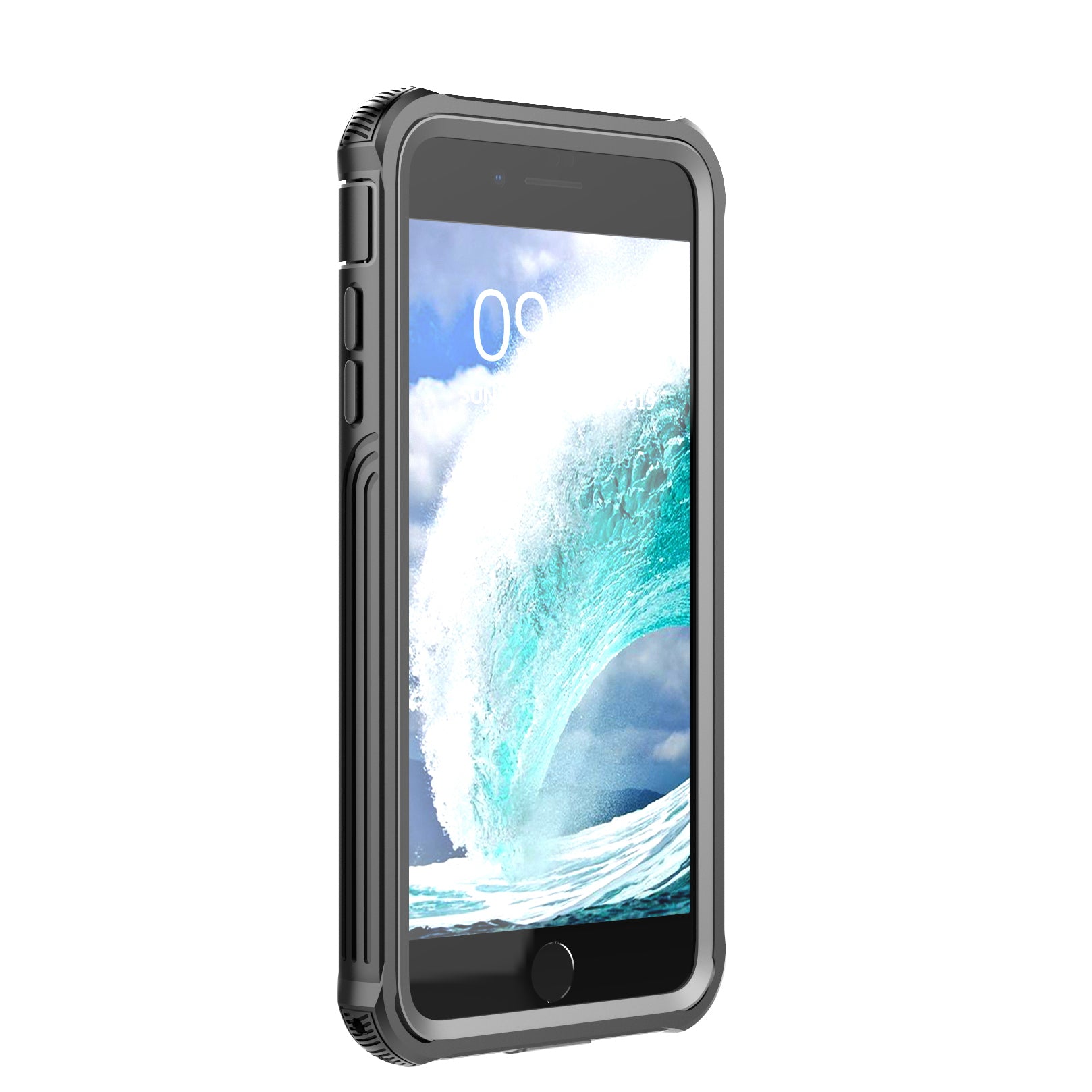 All-wrapped Anti-drop PC Cell Phone Case Built-in PET Screen Film for iPhone 8 Plus 7 Plus 6s Plus 6 Plus