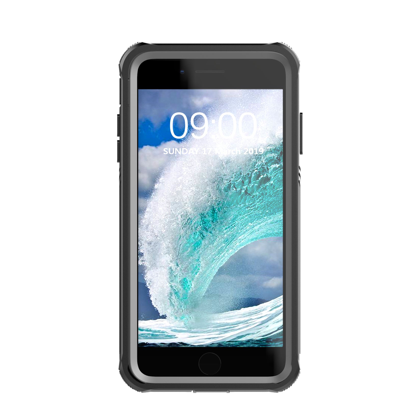 All-wrapped Anti-drop PC Cell Phone Case Built-in PET Screen Film for iPhone 8 Plus 7 Plus 6s Plus 6 Plus