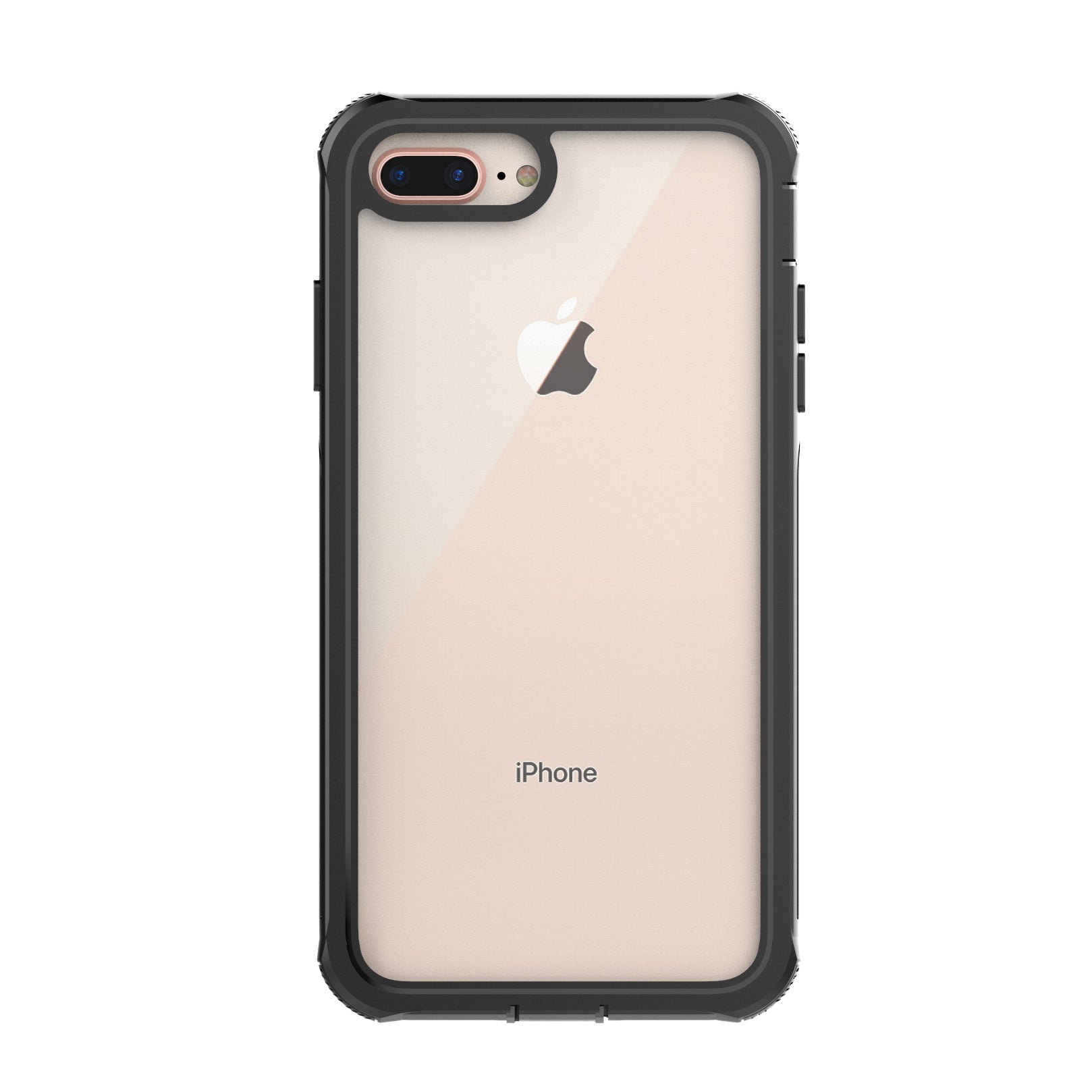 All-wrapped Anti-drop PC Cell Phone Case Built-in PET Screen Film for iPhone 8 Plus 7 Plus 6s Plus 6 Plus