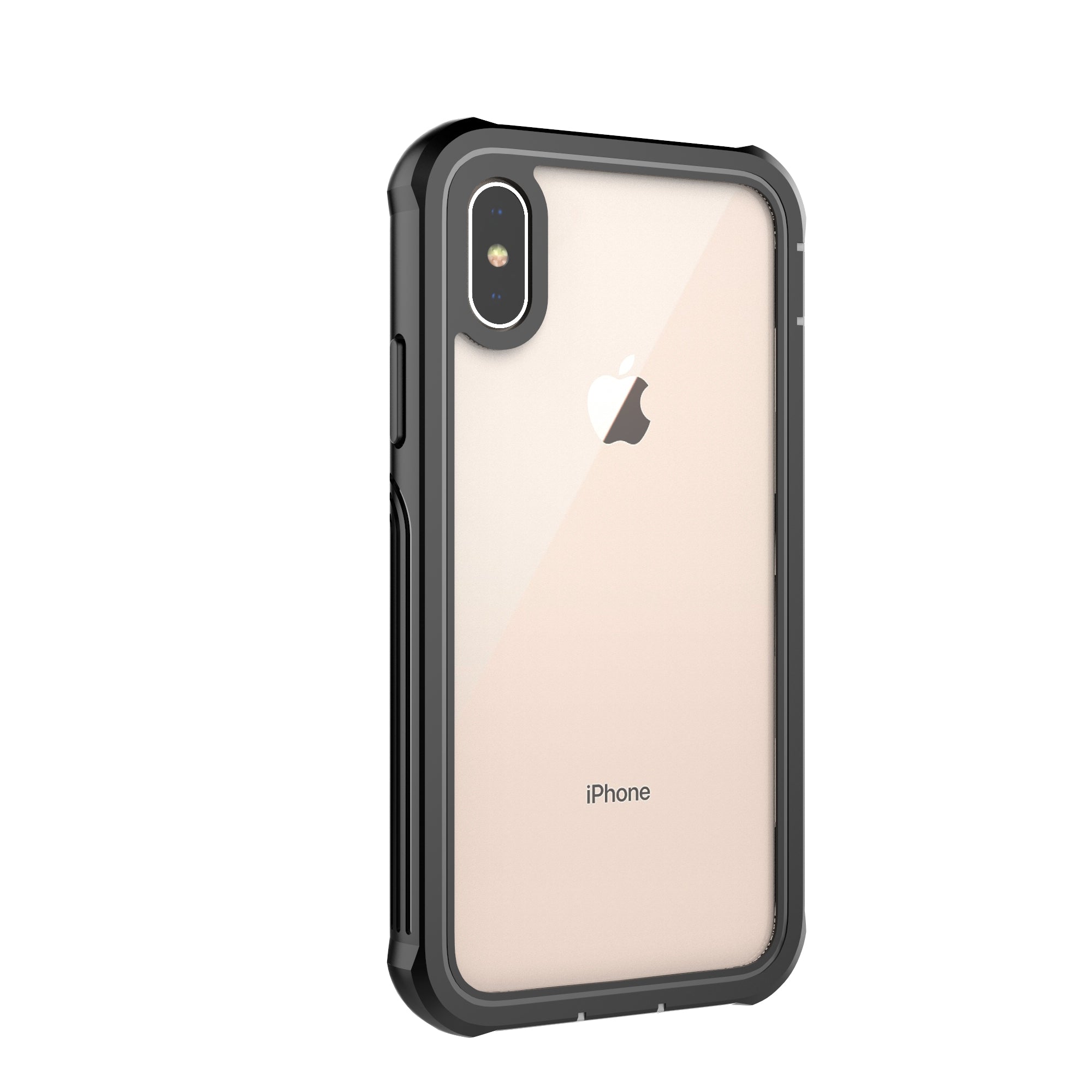 Full Body Protection Hard PC Protection Shell Built-in PET Screen Film for iPhone XS X