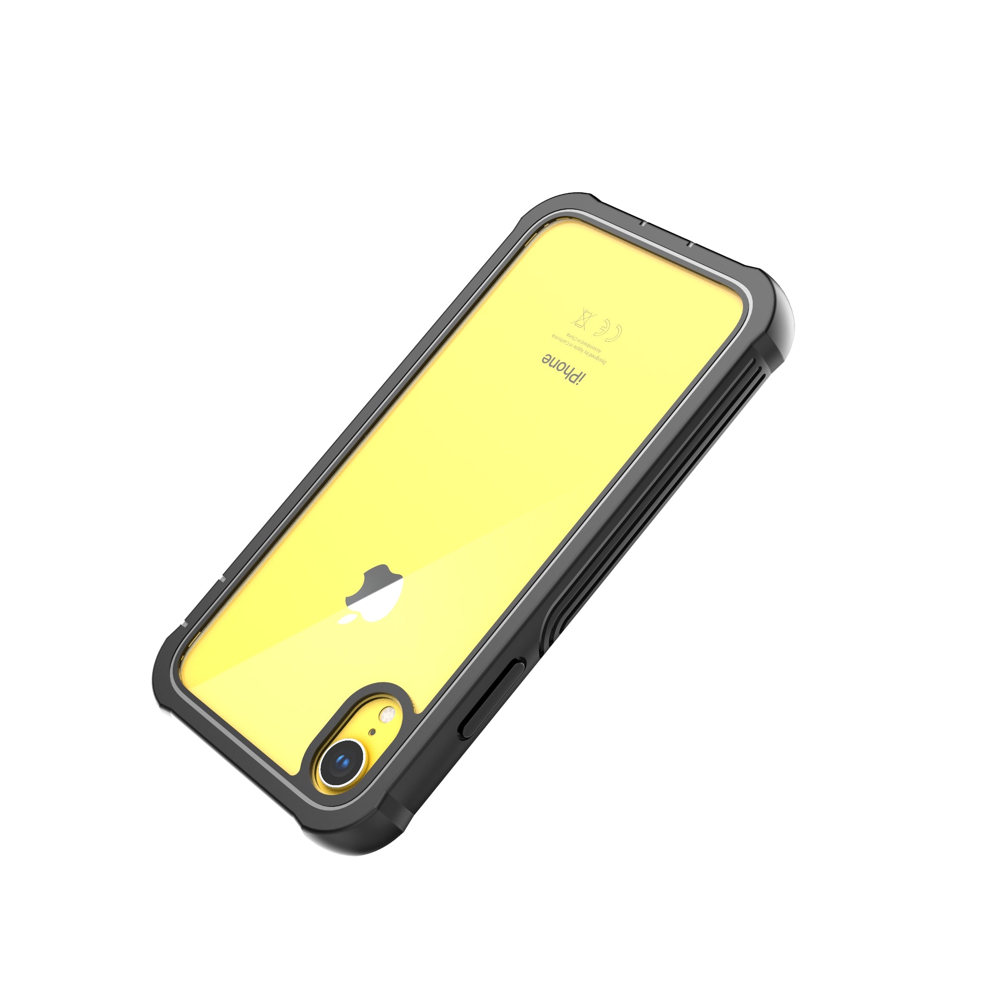Shockproof All-inclusive PC Case Accessory Built-in PET Screen Film for iPhone XR 6.1 inch