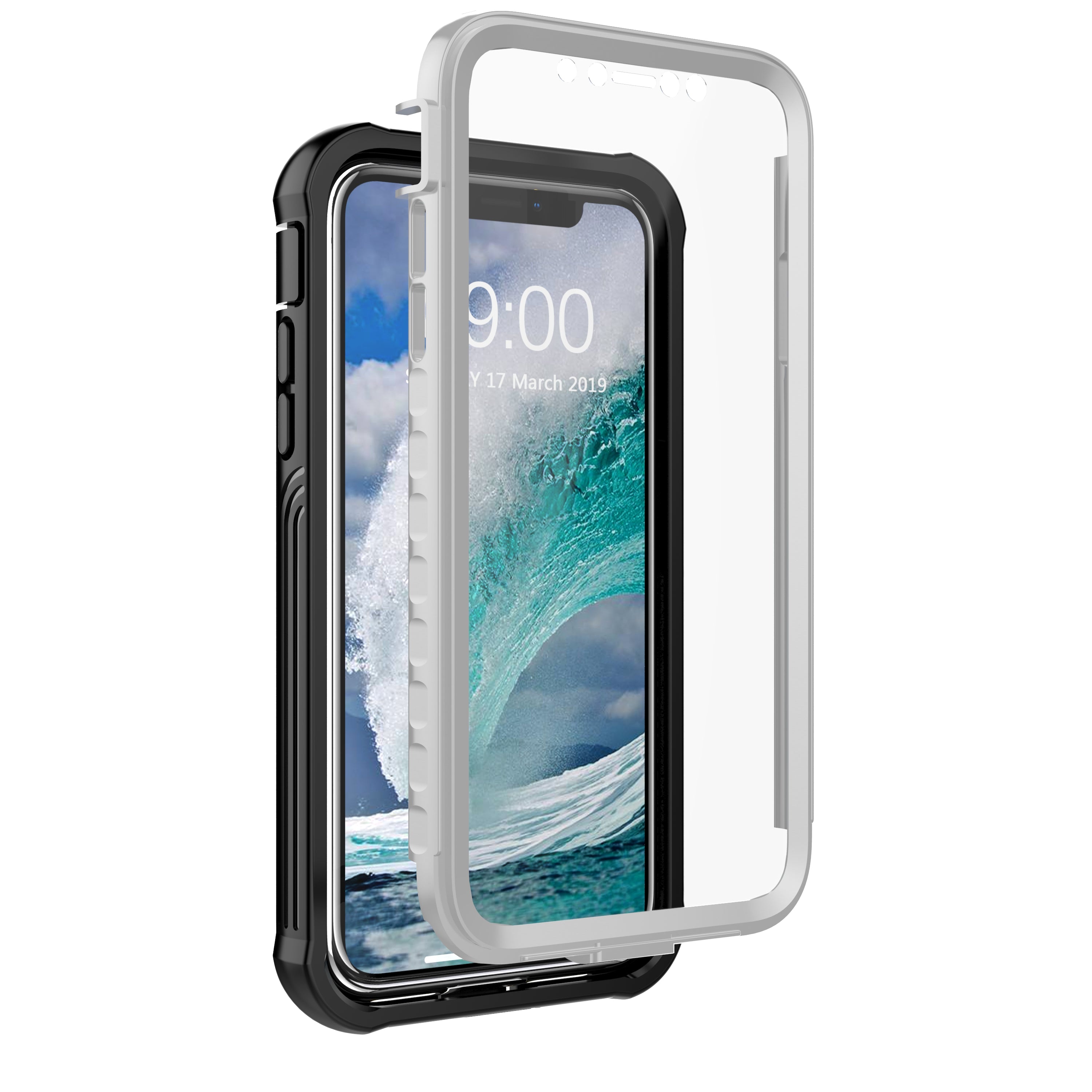 Anti-drop Full-body Protection Hard PC Cover Built-in PET Screen Film for iPhone 11 6.1 inch