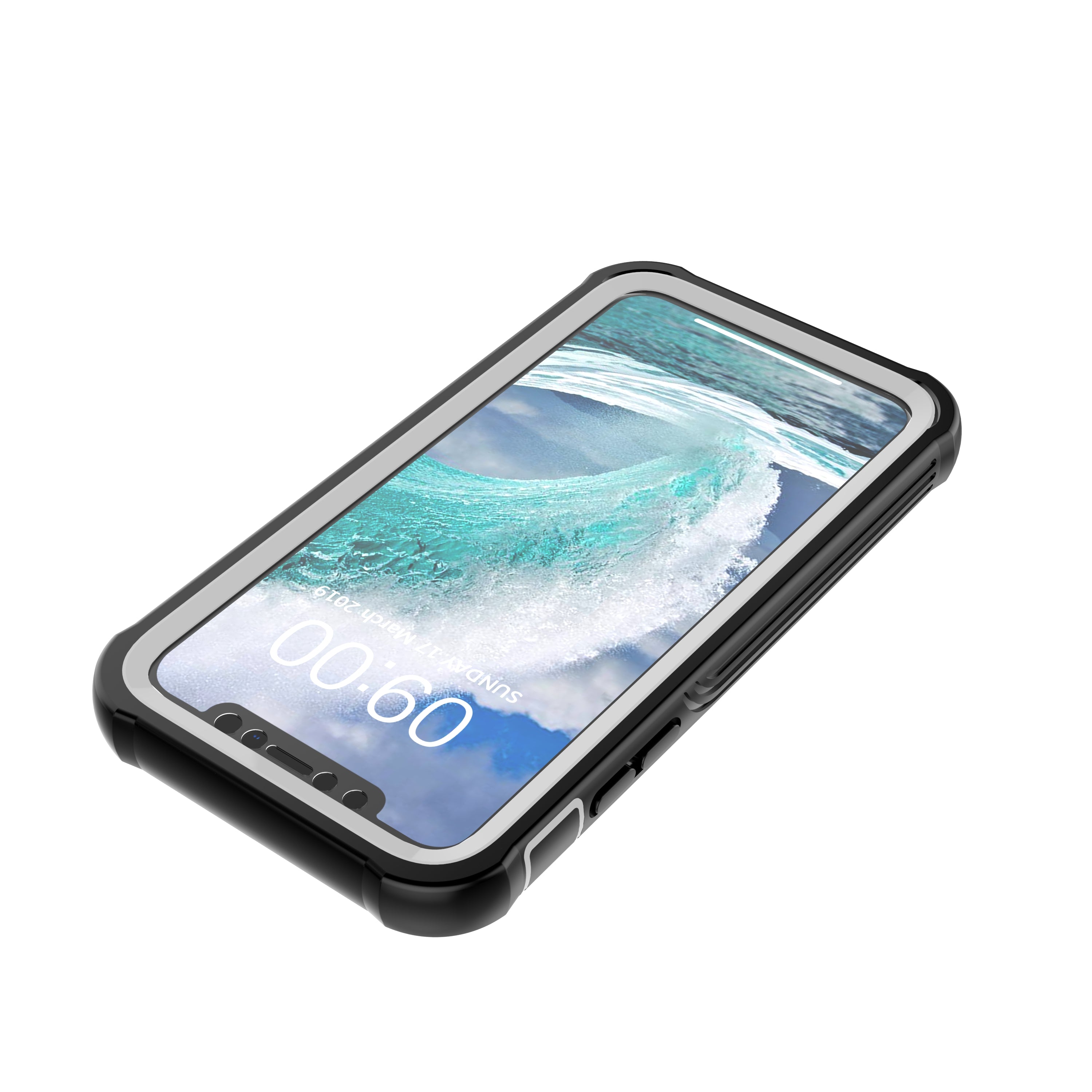Anti-drop Full-body Protection Hard PC Cover Built-in PET Screen Film for iPhone 11 6.1 inch