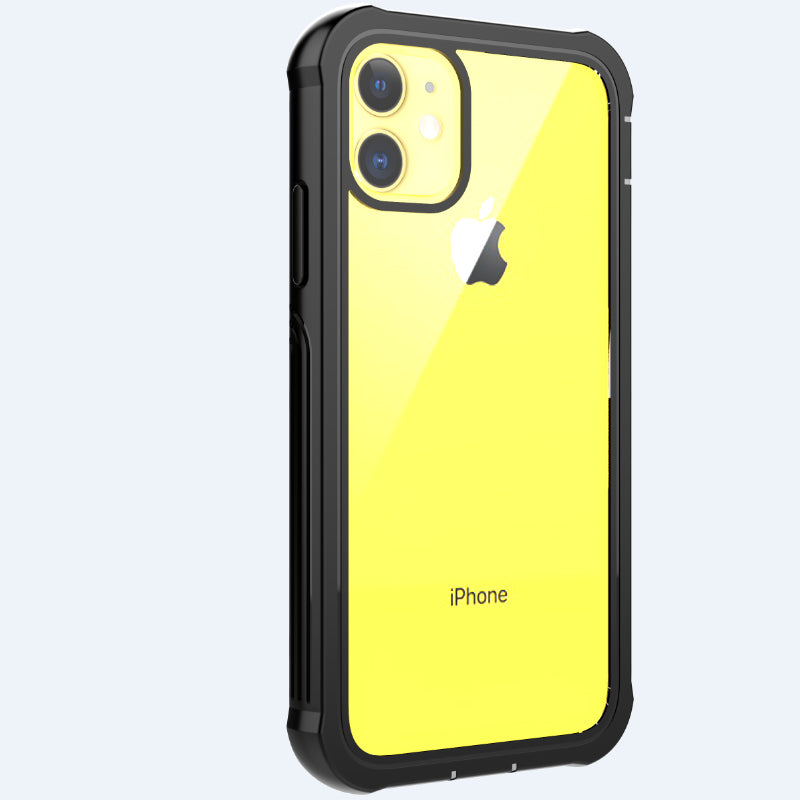 Anti-drop Full-body Protection Hard PC Cover Built-in PET Screen Film for iPhone 11 6.1 inch