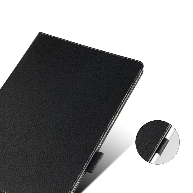 Top Layer Cowhide Leather Stand Shell Case for iPad 10.2 (2021) (2020) (2019)
