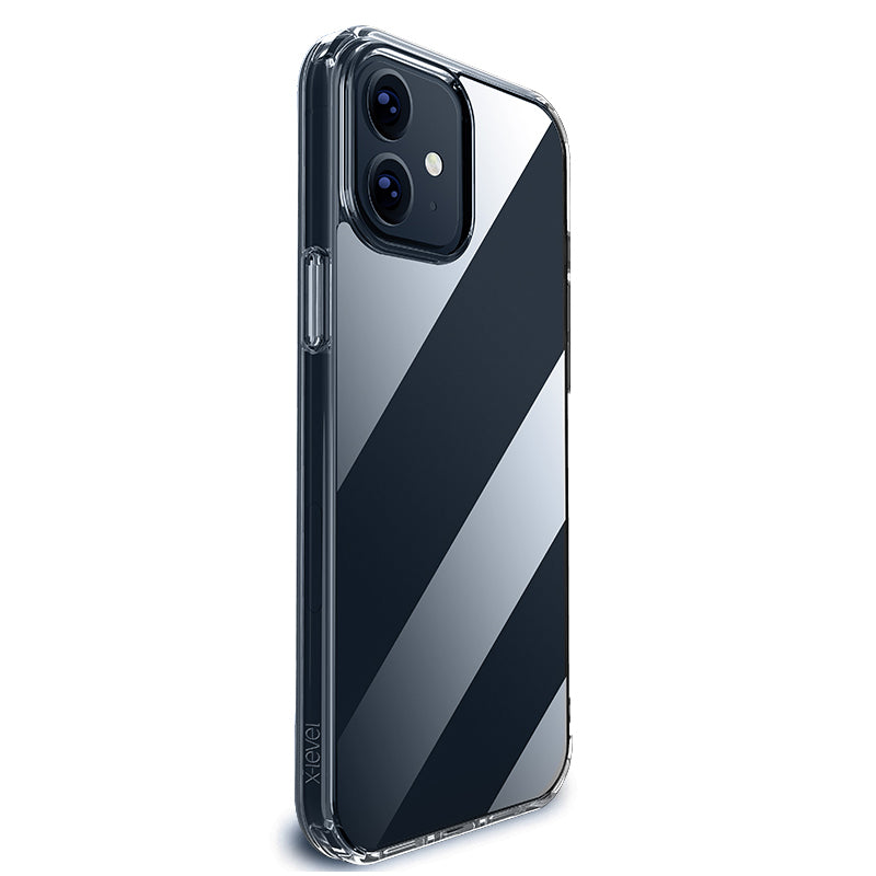 X-LEVEL High Transparency PC TPU Anti-drop Phone Protective Case for iPhone 12 mini