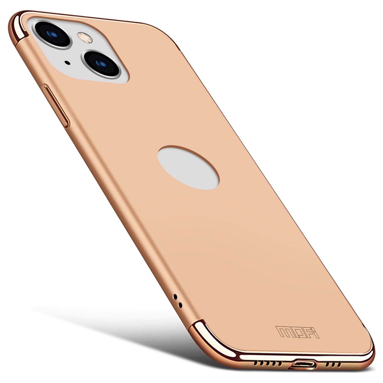 MOFI Guard Series Back Cover for iPhone 14 Detachable 3-in-1 Electroplating Hard PC Protective Case